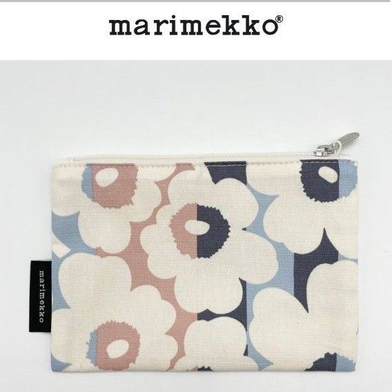■未使用■marimekko ジップポーチ フラットポーチ