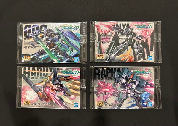 GUNDAMガンプラパッケージアートグミ ガンダム00:4種(グミなし・カードのみ・内袋未開封)