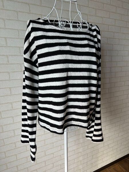 SALE! 新品未使用タグ付き!H&M ストライプサマーニット