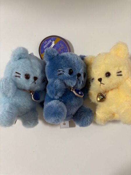ハッピーバースデーリッチレアキャット 猫ぬいぐるみマスコット 誕生日