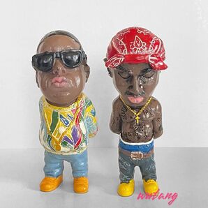 2pac Biggie ビギー フィギュア ラッパー hiphop ヒップホップ インテリア 置物 ディスプレイ 90s