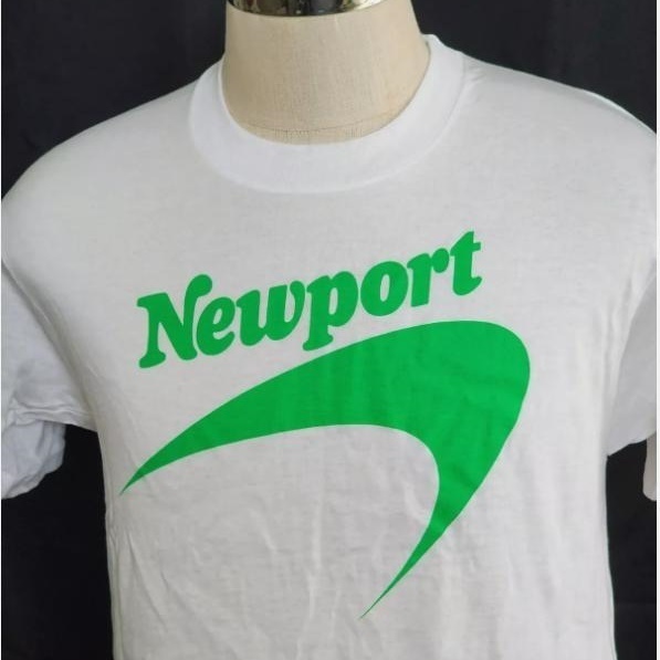 【 デッドストック 】1980s NEWPORT Tシャツ L ビンテージ ニューポート タバコ 企業 プロモーション プリント 半袖 SCREEN STARS USA AS1