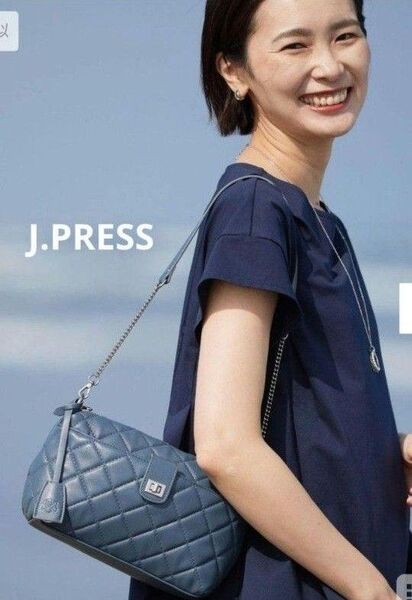 ★新品未使用〈J.PRESS 〉2wayキルティングショルダーバッグ オンワード