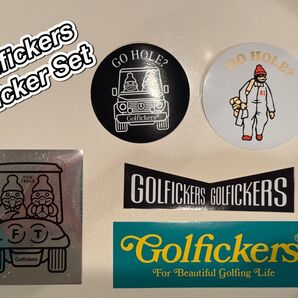 【非売品】Golfickers ノベルティステッカー 5枚セット 送料込み
