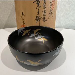 有田焼 金・銀鶴 菓子鉢