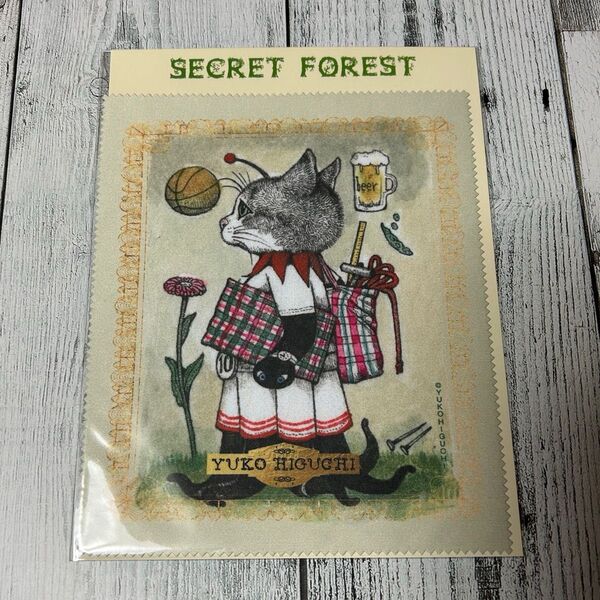 韓国限定☆ヒグチユウコ/SECRET FOREST☆マルチクリーナー☆ギュスターヴくん10号/メガネ拭き