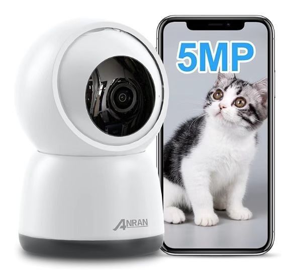 【2.4G/5Ghzwifi対応・自動追尾・24時間常時録画】見守りカメラ 500万画素 双方向音声 警報通知 スマホで見れる