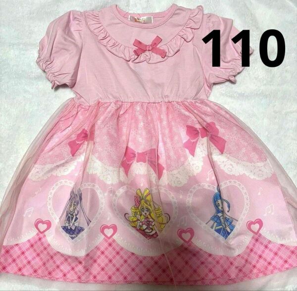 女の子 夏服キミとアイドルプリキュア ワンピース 110
