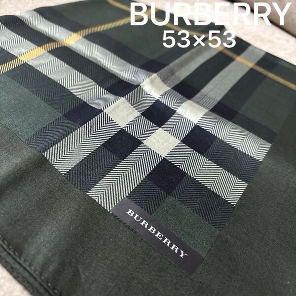 BURBERRY バーバリースカーフ ハンカチ 大判サイズ 新品未使用 綿100%ノバチェック