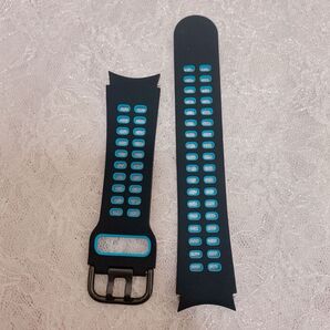 シリコン スポーツ Samsung Galaxy Watch4 バンド ブラック ブルー ベルト ウォッチ