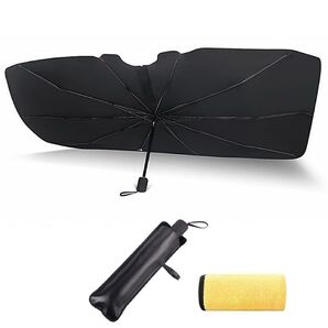 サンシェード 折り畳み フロント 車用サンシェード パラソル 車 傘型 フロント 遮光 UVカット 日除け