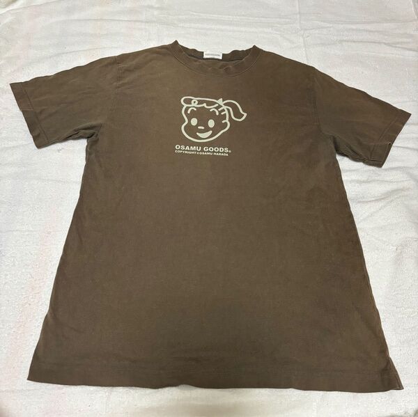 オサムグッズ OSAMU GOODS キャラクターTシャツ 茶色 Mサイズ 半袖