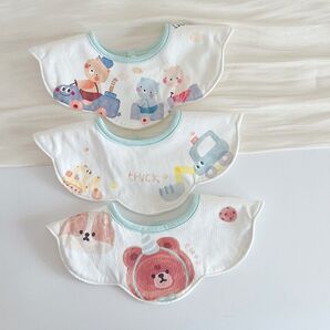 スタイ まんまるスタイ 360度 くまちゃん アニマル 可愛い 乗り物車