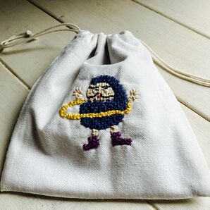 巾着 だるまちゃん ハンドメイド 巾着