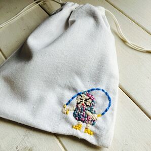 巾着袋 だるまちゃん ハンドメイド