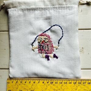 巾着袋 だるまちゃん ハンドメイド