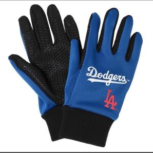 新品 野球 トレーニング寒さ対策 ドジャース 手袋 MLB メジャーリーグ ベースボール ロサンゼルス LA ランニング