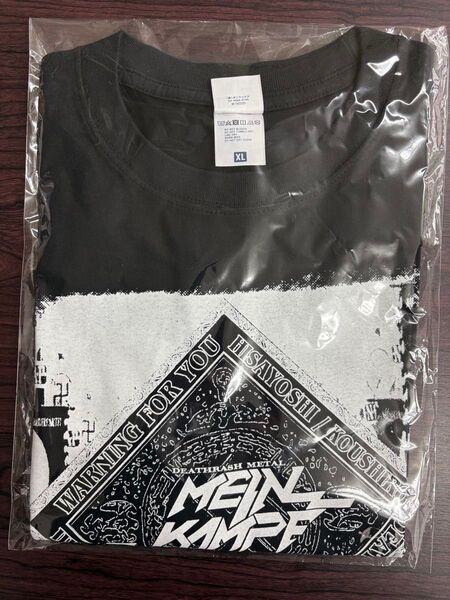 新品/Tシャツ★MEIN KAMPF★XLサイズ★black マインカンプ 黒