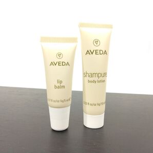 ANAビジネスクラスアメニティ AVEDA リップバーム_ボディローションセット