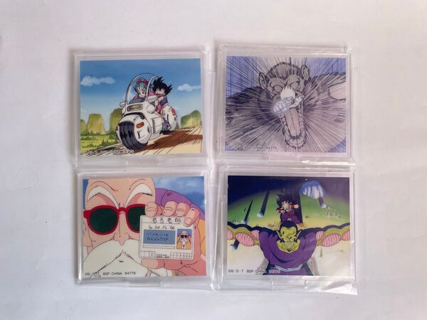 一番くじ ドラゴンボール 場面写アクリルスタンド 4個 新品未開封 アクスタ 悟空 ブルマ バイク 大猿 亀仙人