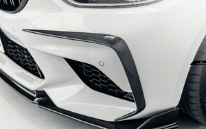 【FUTURE DESIGN】BMW F87 M2 competition フロントバンパー用カナード スポイラー 本物DryCarbon ドライカーボン エアロ デザイン