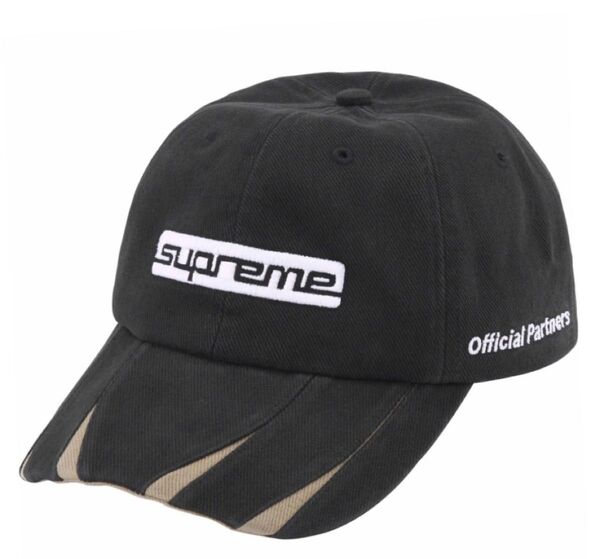 Supreme Jagged Visor 6-Panel 【Black】
