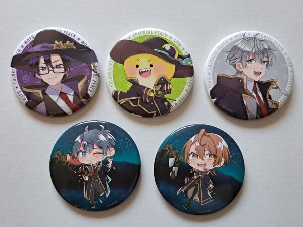 カラフルピーチ 魔法学園 缶バッジ もふ シヴァ ヒロ なおきり うり