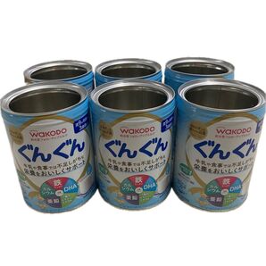 和光堂 ぐんぐん フォローアップミルク 空き缶 6個セット ふたなし