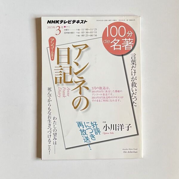 アンネの日記 言葉だけが救いだった