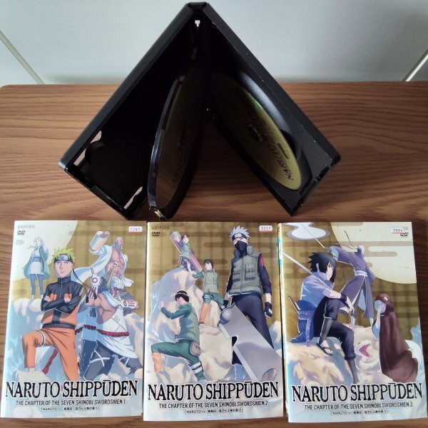 DVD R落/NARUTO 疾風伝 忍刀七人衆の章 全3巻 レンタル