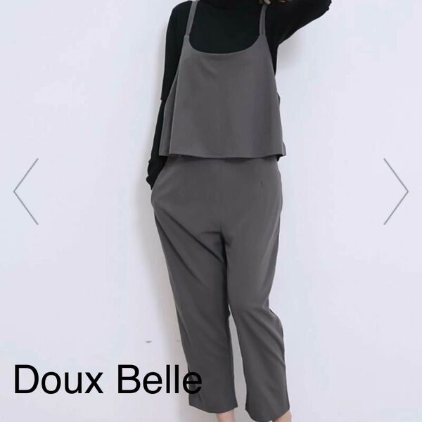 Doux Belle ドゥーベル オールインワン サロペット ハイウエスト グレー オーバーオール