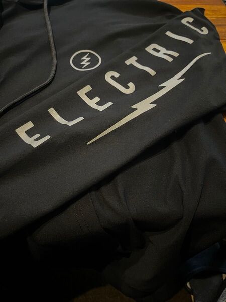 【別注コラボ】ELECTRIC×LAKE SEEKER`S/ブラックパーカー UVカット
