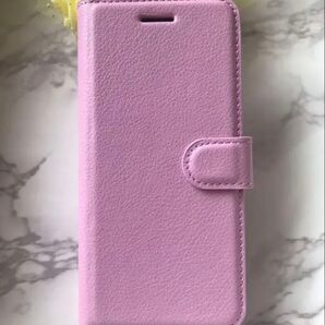 AQUOS sense3 ピンク SHARP シンプルレザー手帳型ケース