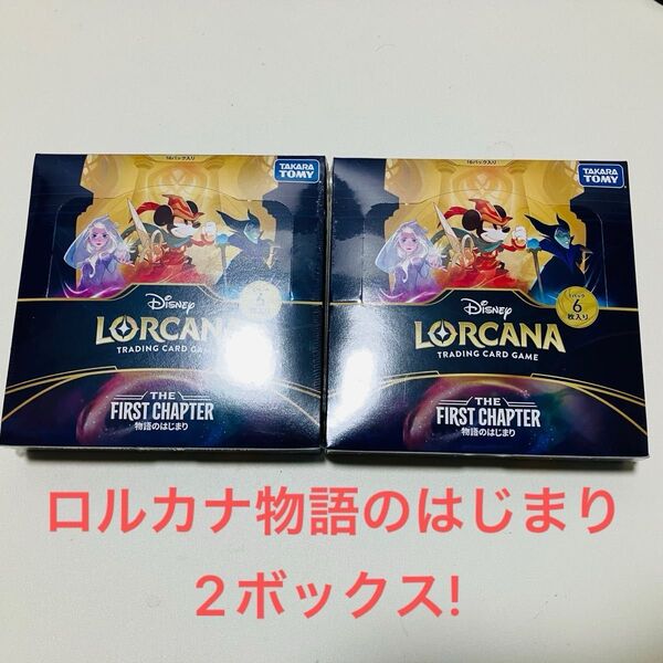 ディズニー ロルカナ 物語のはじまり×2ボックス シュリンク付き!