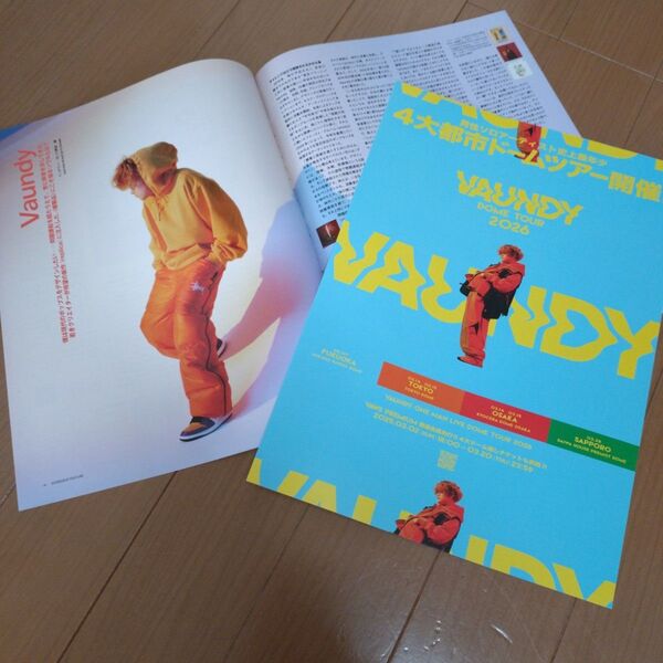Vaundy バウンディ ドーム ライブ タワレコ レプリカ チラシ