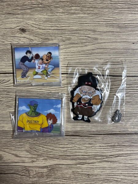 一番くじ ドラゴンボール DRAGON HISTORY Ⅱ E賞 場面写アクリルスタンド、F賞 ラバーマスコット