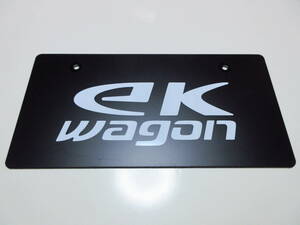 三菱　ekワゴン ekカスタム ek wagon ek custom　ディーラー 新車 展示用 非売品 ナンバープレート マスコットプレート
