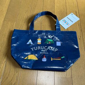 ワークマン ゆるキャン△ ミニトートバッグ ネイビー 未使用