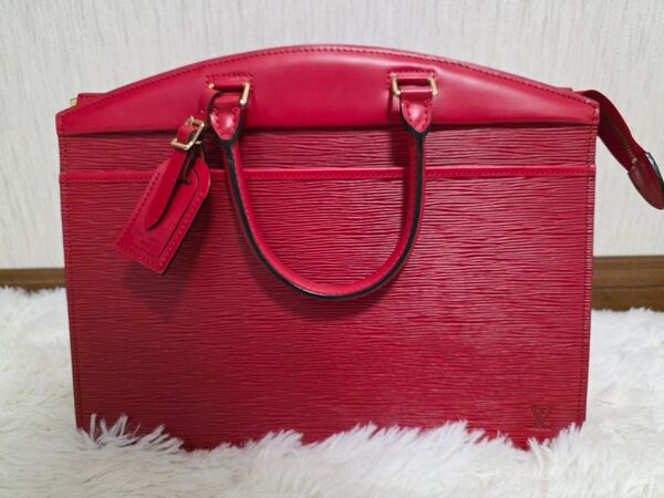 美品 正規品 ルイヴィトン リヴィエラ エピ ビジネスバッグ ハンドバッグ LV