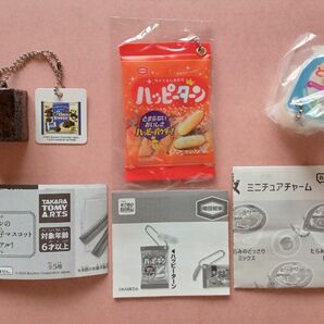 食玩ミニチュアチャームの3個セット