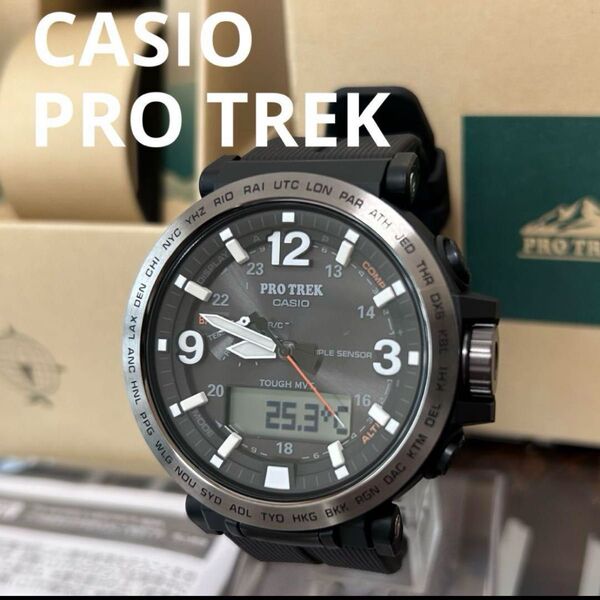 極美品 プロトレック PRW-6611Y 5660 アウトドア 電波ソーラー カシオ PRO TREK CASIO 登山