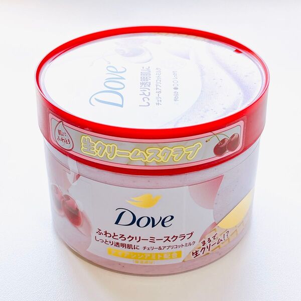 ユニリーバ Dove(ダヴ) クリーミースクラブ "チェリー&アプリコットミルク" 298g ボディスクラブ