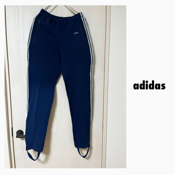 80s adidasアディダス3ストライプ トラックパンツ