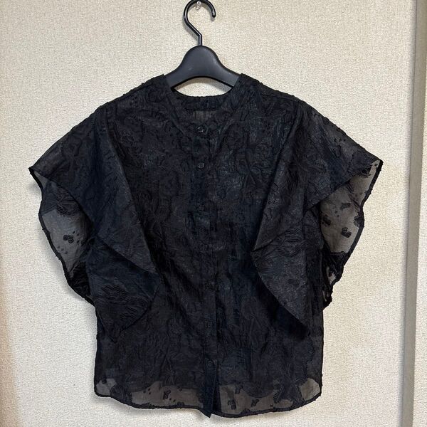 ブラウス黒(新品) 2WAY