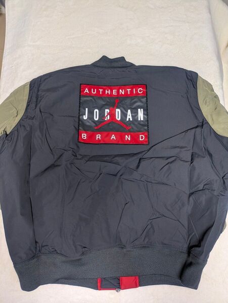 完売品ナイキ ジョーダン レネゲード ジャケット \\"ブラック/オリーブ\\" HQ2664-045(2XL) MA-1