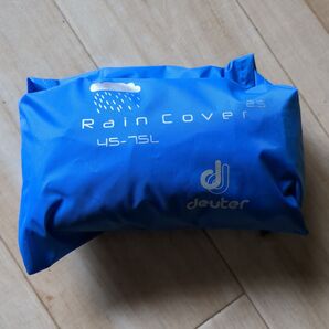 deuter レインカバー 45-75L ブルー系