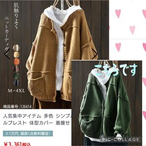 森ガール 薄手のニット 新品未使用 購入時3300円