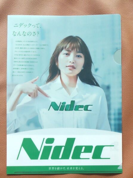 非売品 川口春奈さんクリアファイル Nidec ニデック