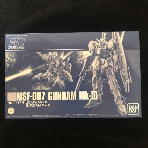 HG 1/144 ガンダムMk-III 未使用 GUNDAM Mk-III MSF-007 BANDAI