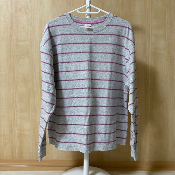 ニコアンド niko and... ボーダー カットソー ロンT